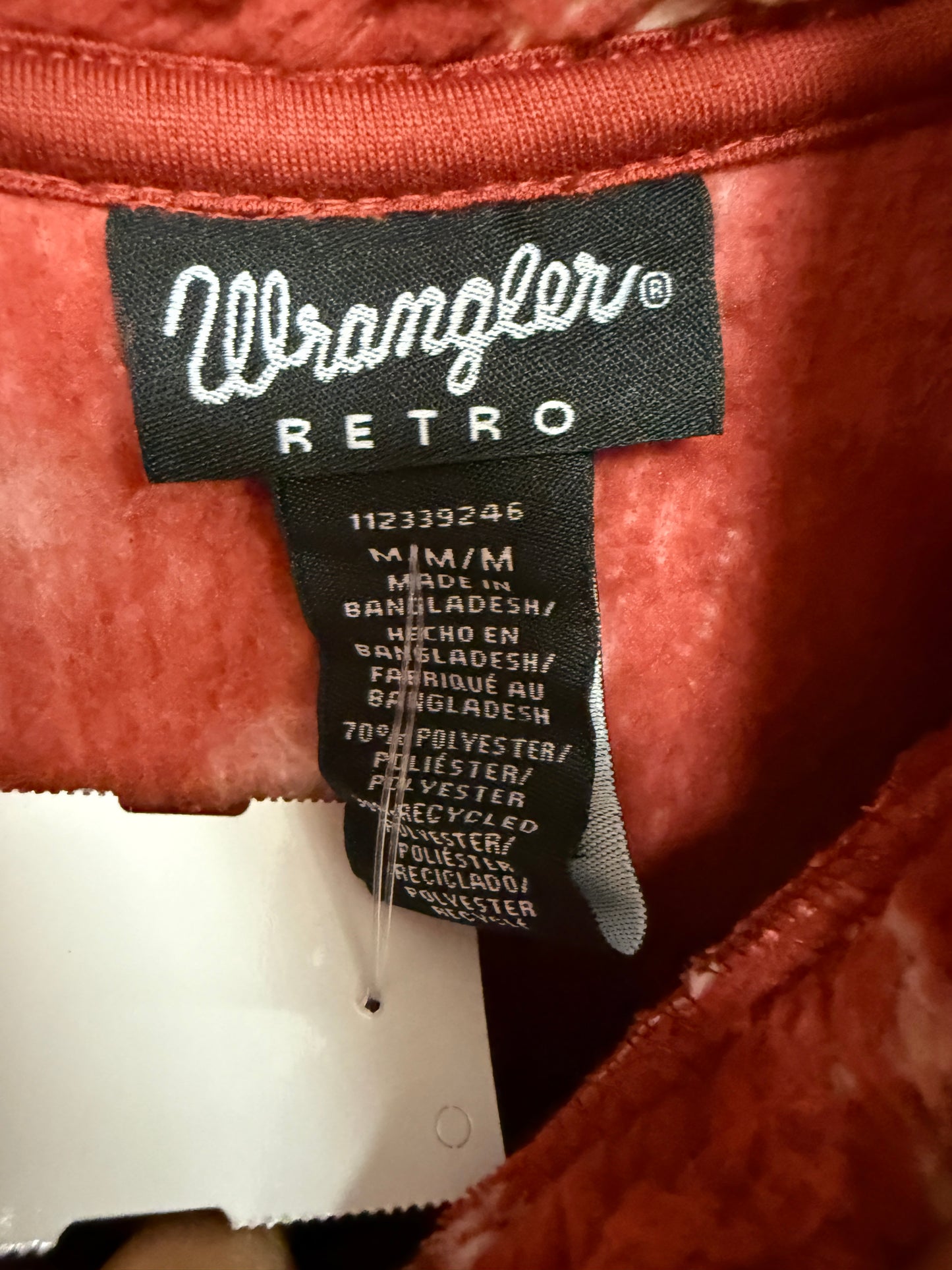 Jacket Fleece By Wrangler In Red, Size: M