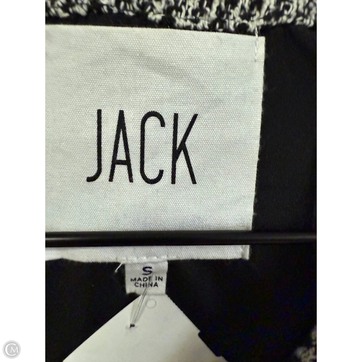 Jacket Other By Jack In Black & White, Size: S