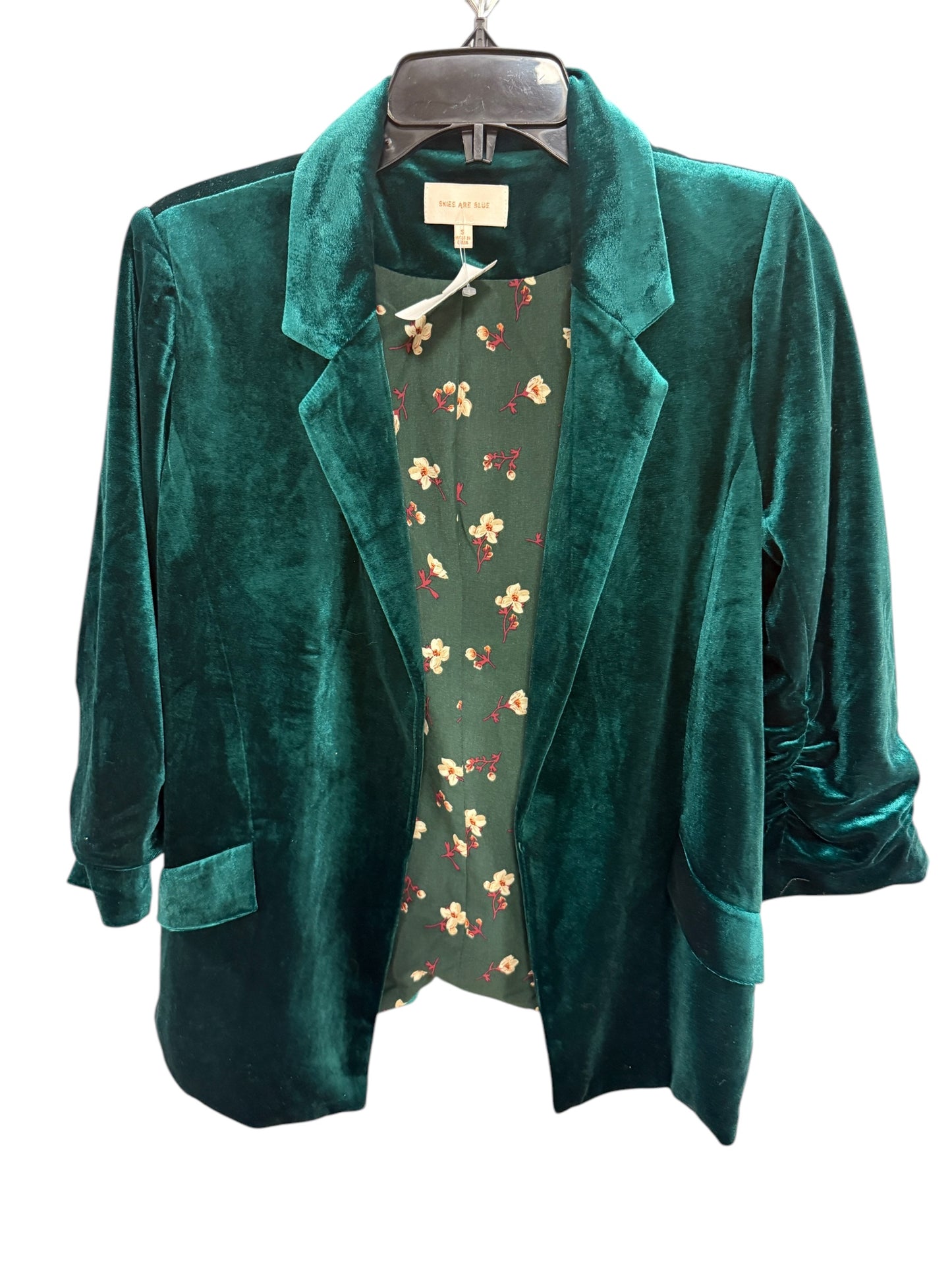 Blazer By Skies Are Blue In Green, Size: S