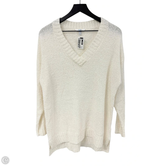 Sweater By Time And Tru In Ivory, Size: M
