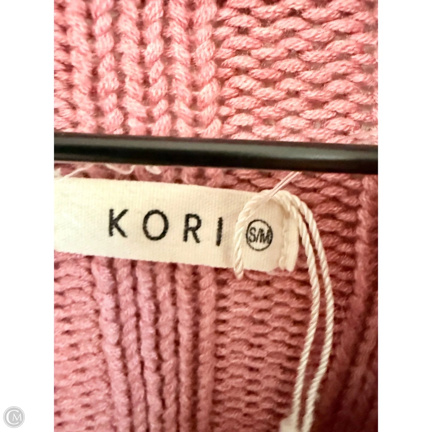 Sweater Short Sleeve By Kori America In Pink, Size: S