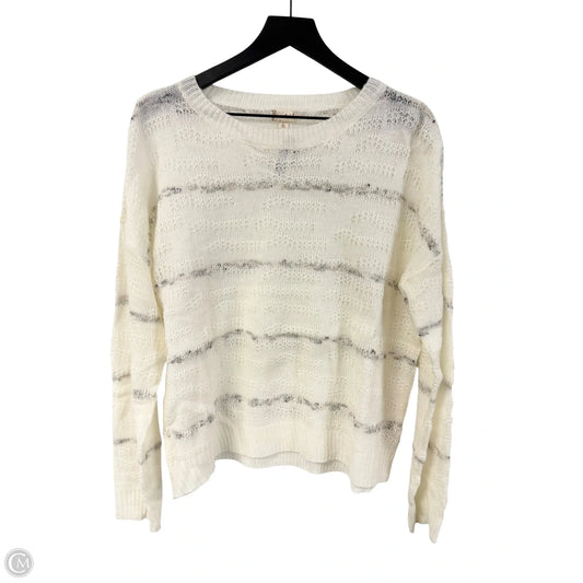 Sweater By Hem & Thread In Cream, Size: L