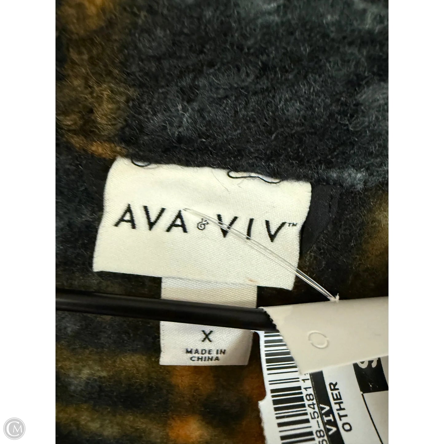 Jacket Other By Ava & Viv In Multi-colored, Size: 1x