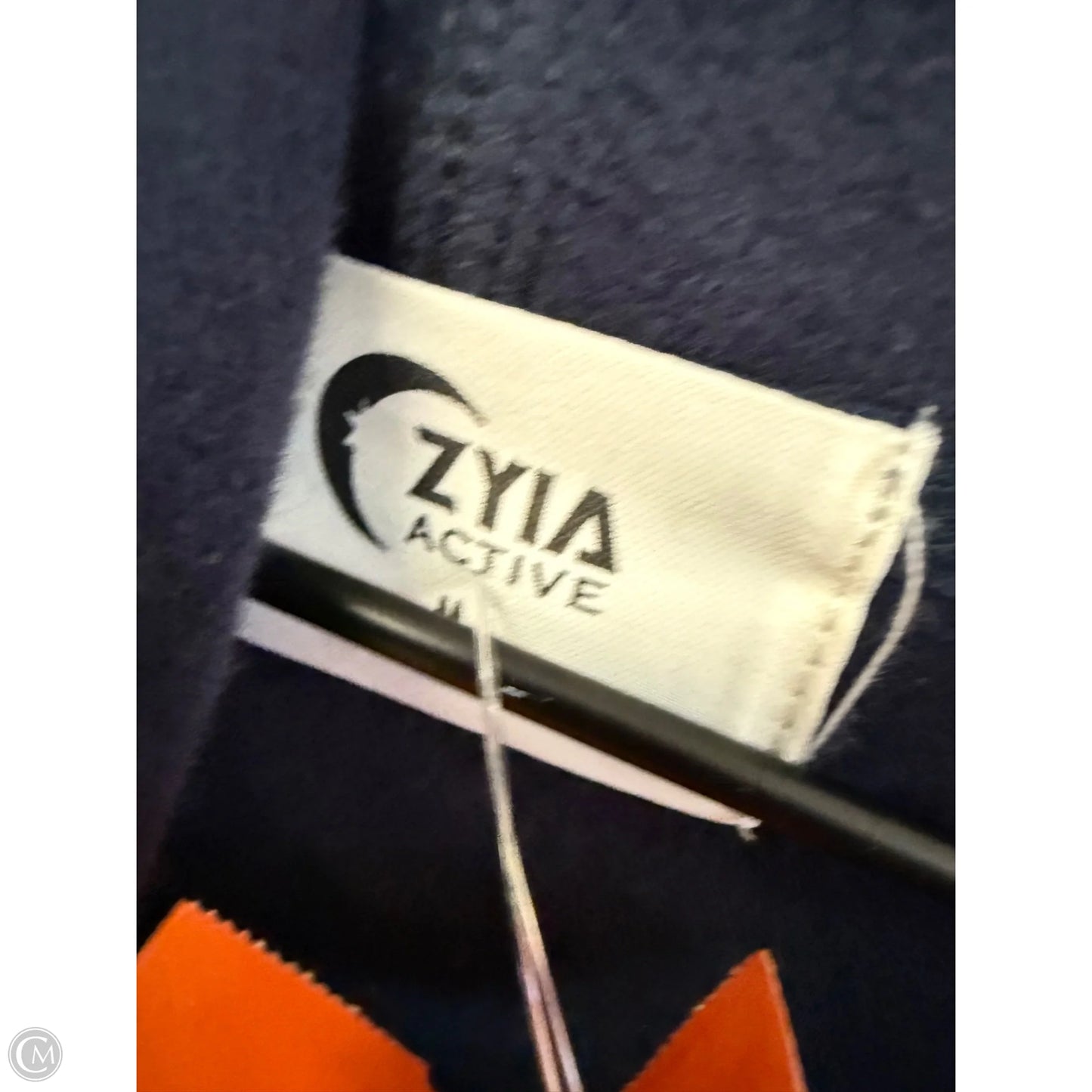 Athletic Sweatshirt Hoodie By Zyia In Navy, Size: M