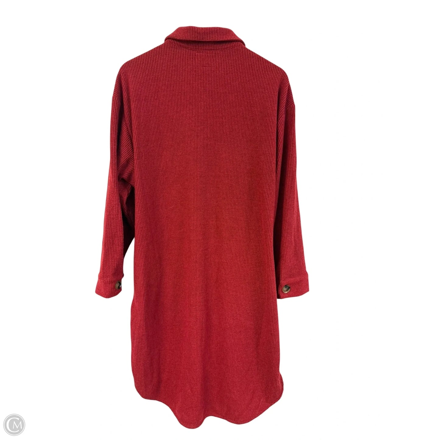 Jacket Shirt By Timing In Red, Size: M
