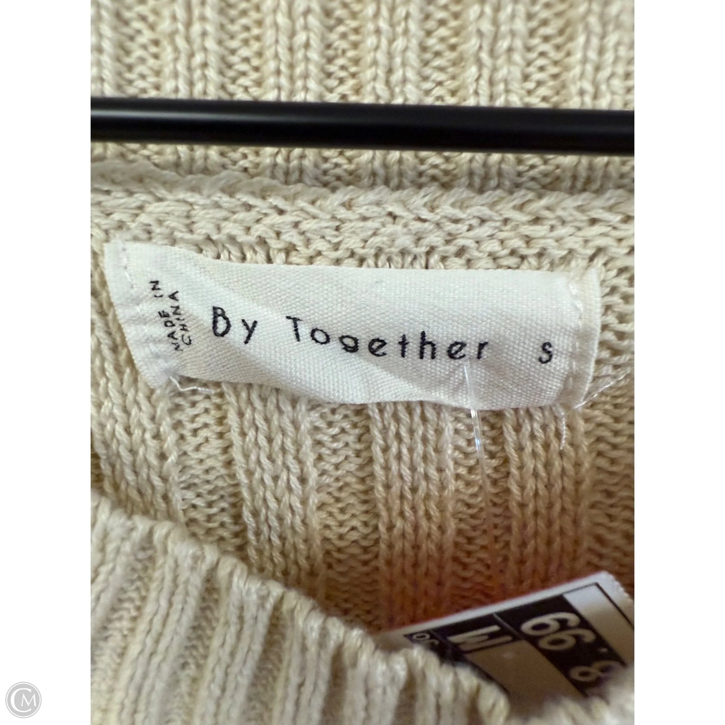 Sweater By By Together In Cream, Size: S