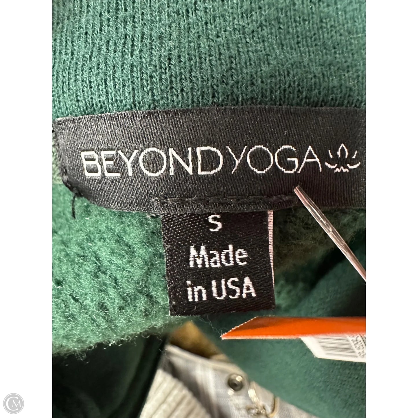 Sweatshirt Collar By Beyond Yoga In Green, Size: S