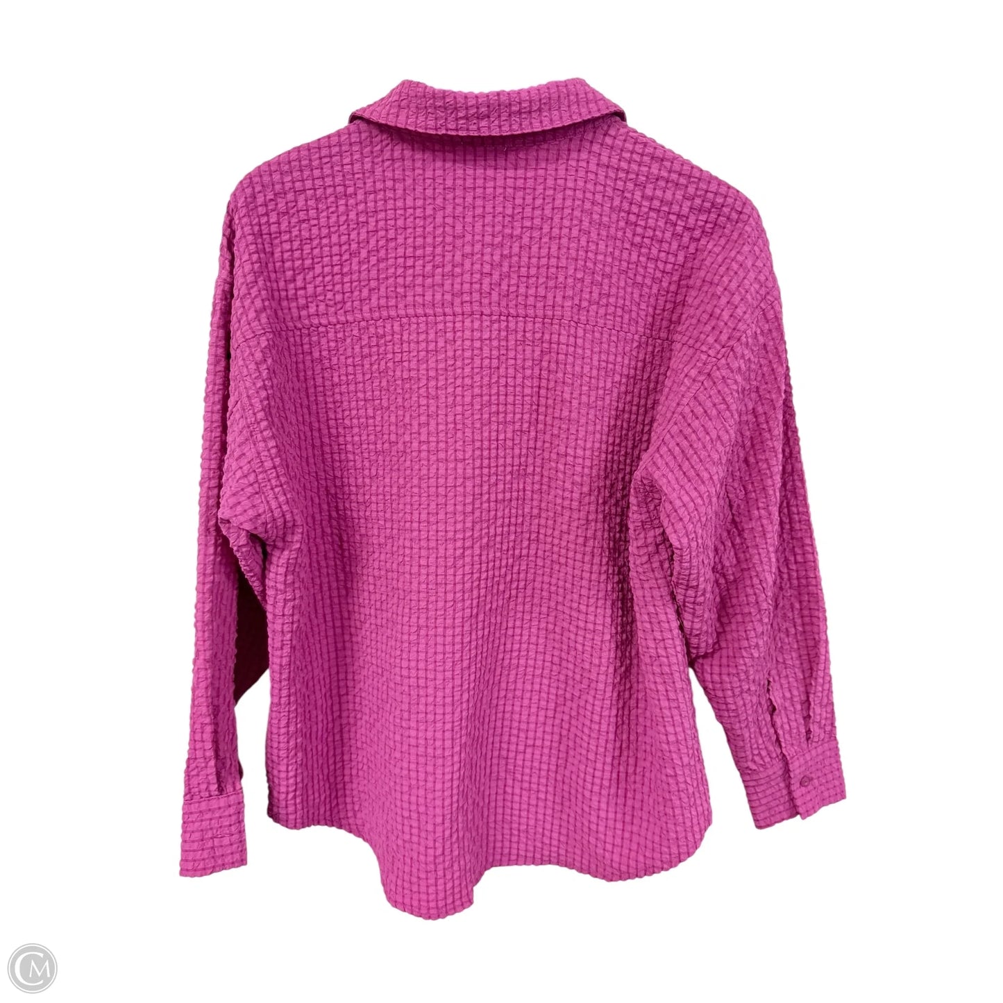 Blouse Long Sleeve By Le Lis In Pink, Size: S