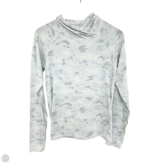 Athletic Top Long Sleeve Hoodie By Columbia In Blue, Size: M