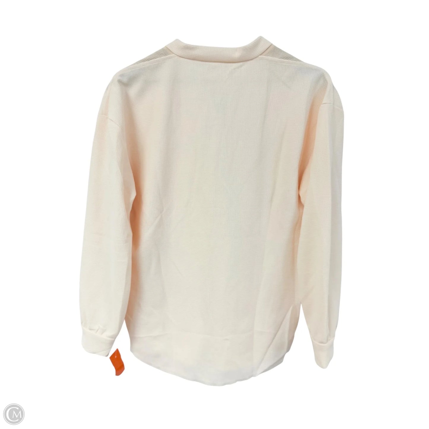 Blouse Long Sleeve By Cmf In Yellow, Size: S
