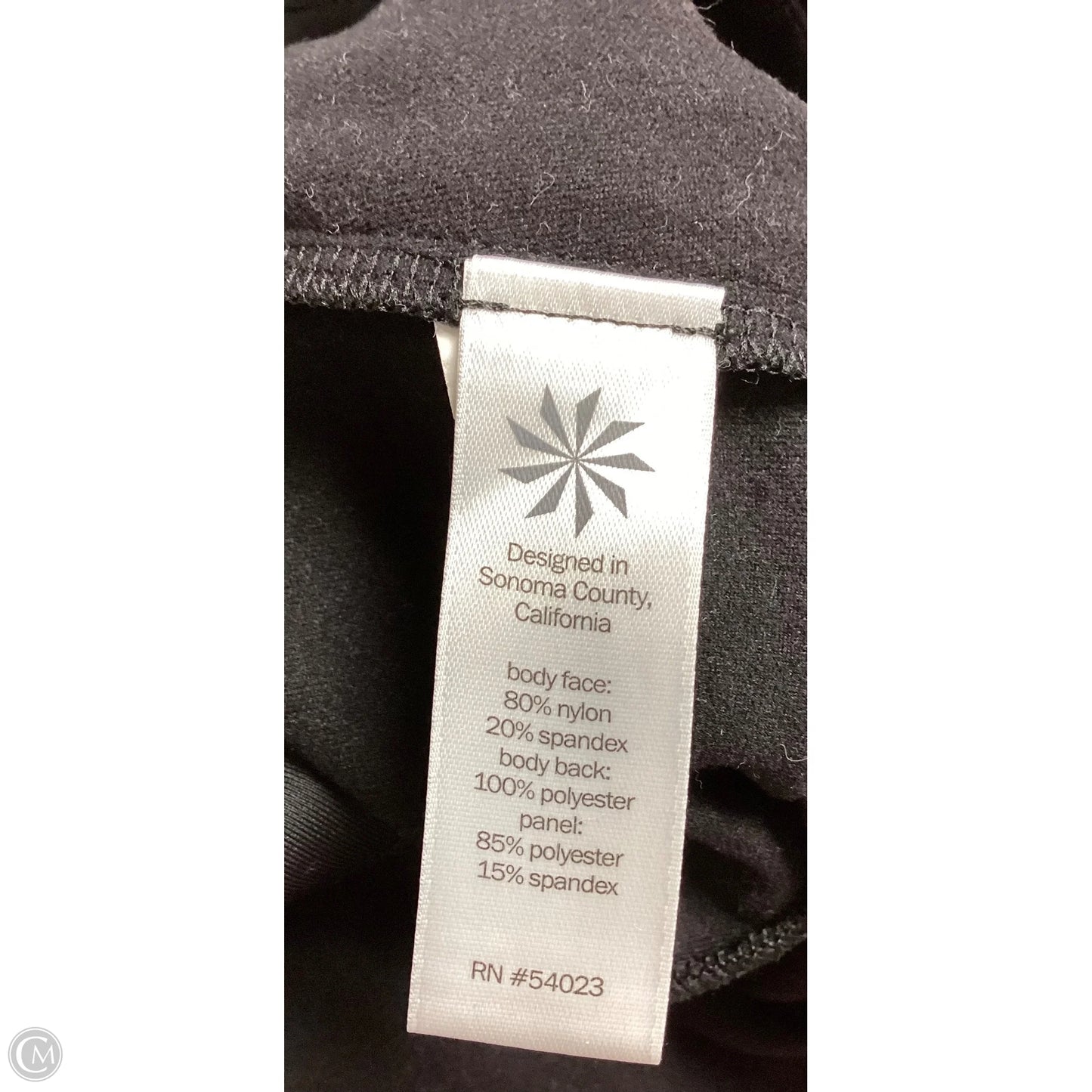 Athletic Leggings By Athleta In Black, Size: 2