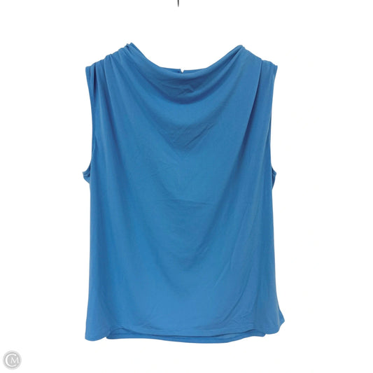 Top Sleeveless By Worthington In Blue, Size: L