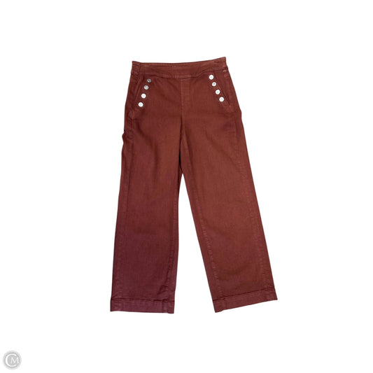 Jeans Wide Leg By Chicos In Red Denim, Size: 2