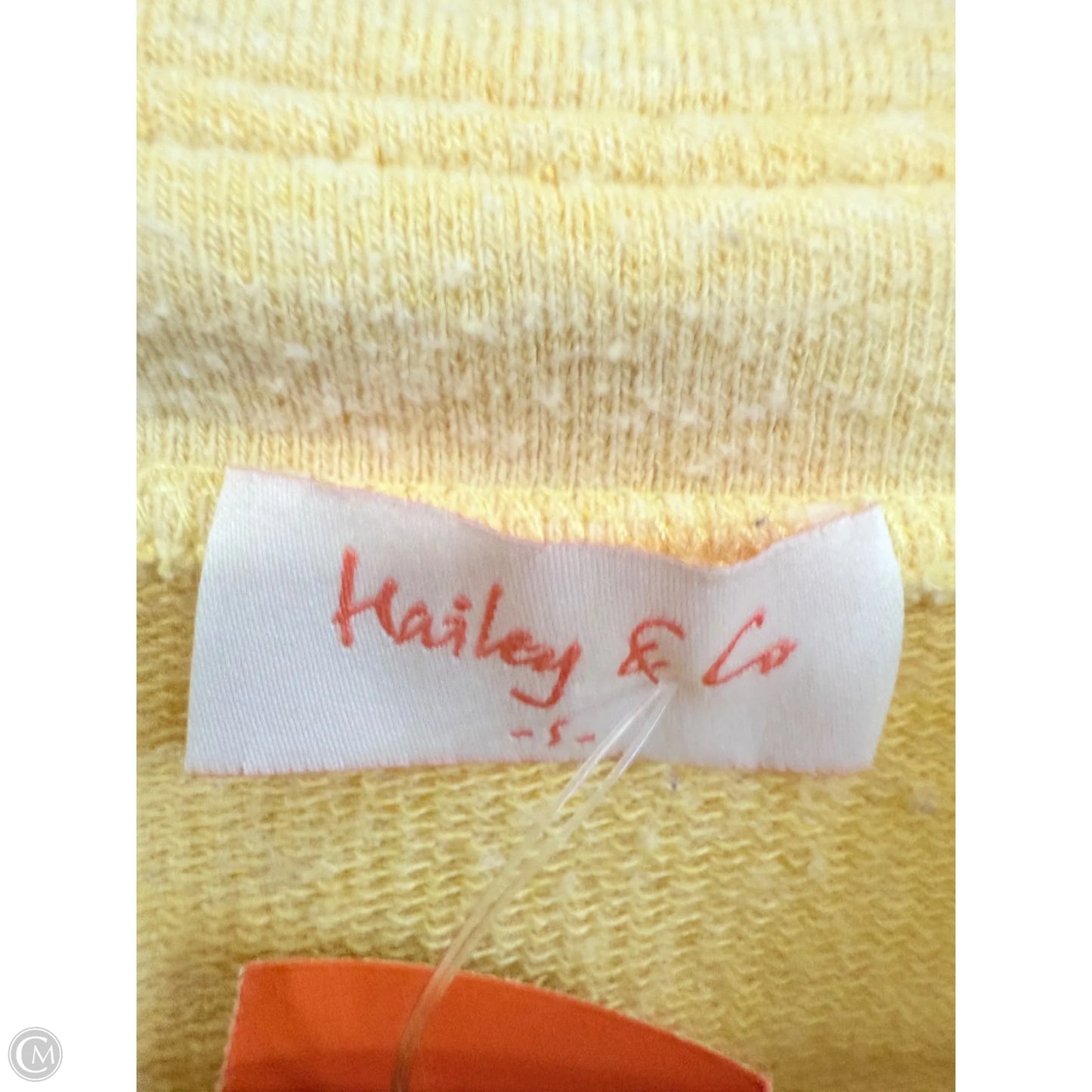 Blouse Long Sleeve By Clothes Mentor In Yellow, Size: S