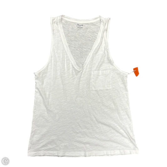 Top Sleeveless Basic By Madewell In White, Size: S
