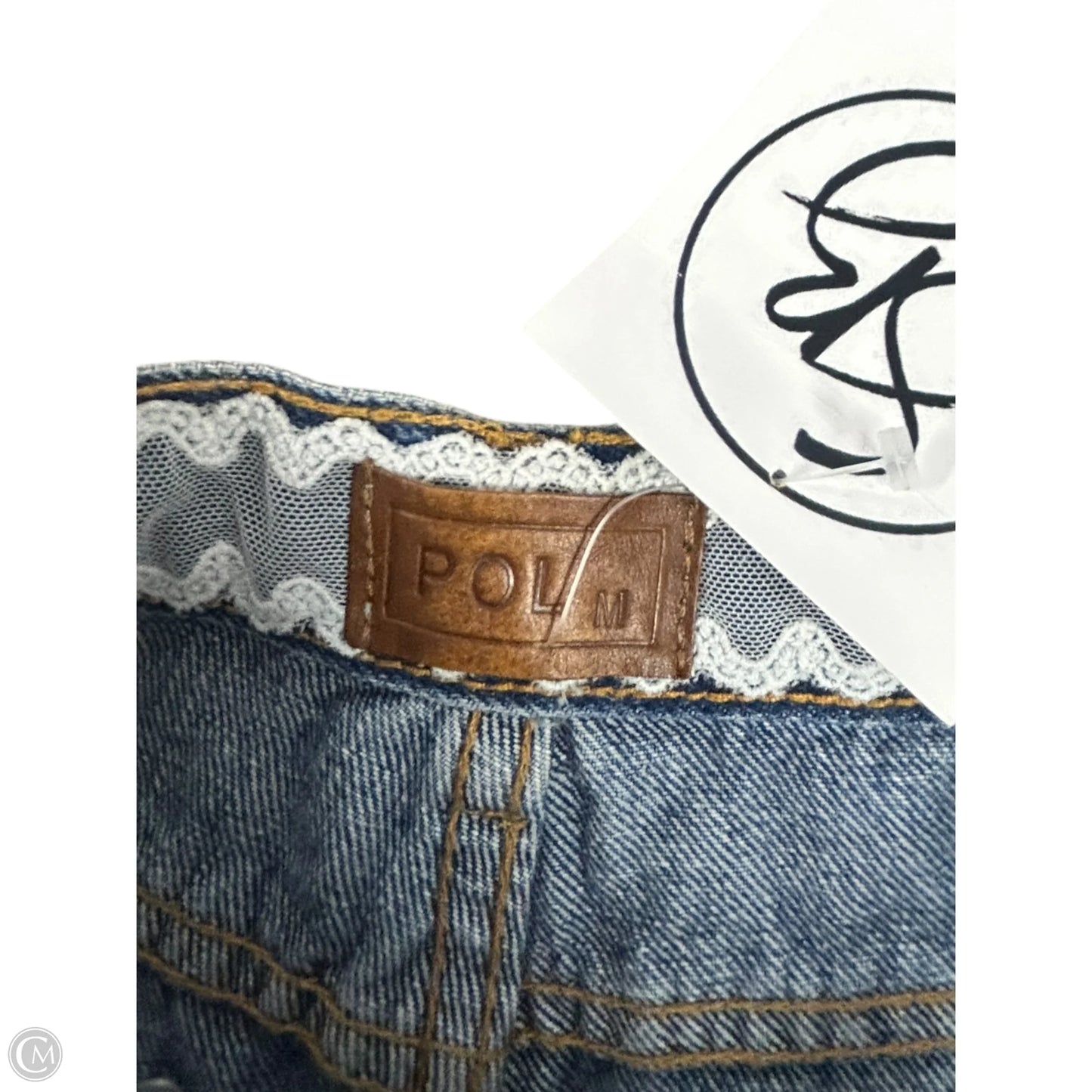 Shorts By Pol In Blue Denim, Size: M