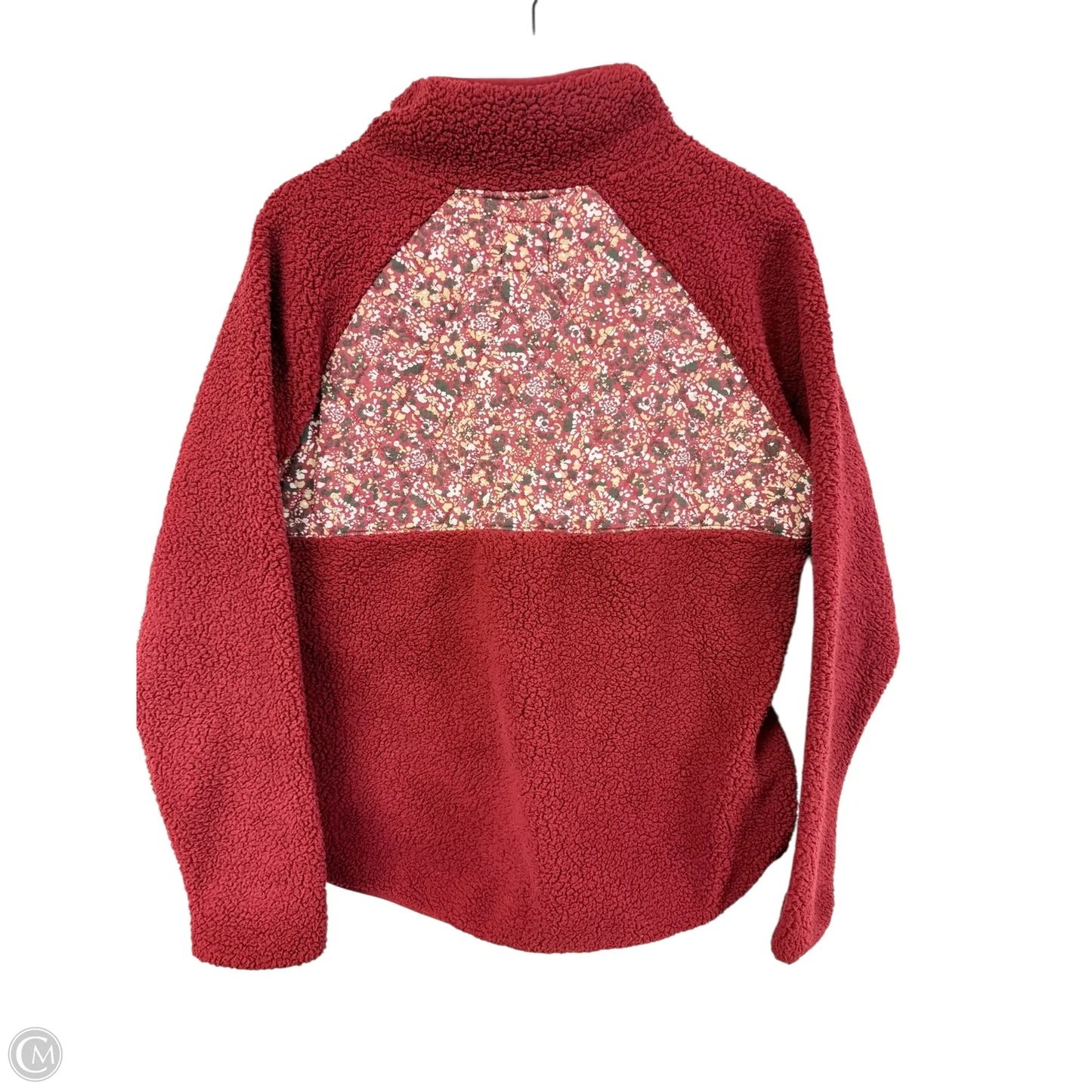 Sweatshirt Collar By Clothes Mentor In Red, Size: M