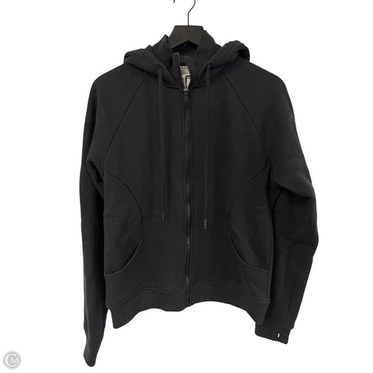 Sweatshirt Hoodie By Zyia In Black, Size: L