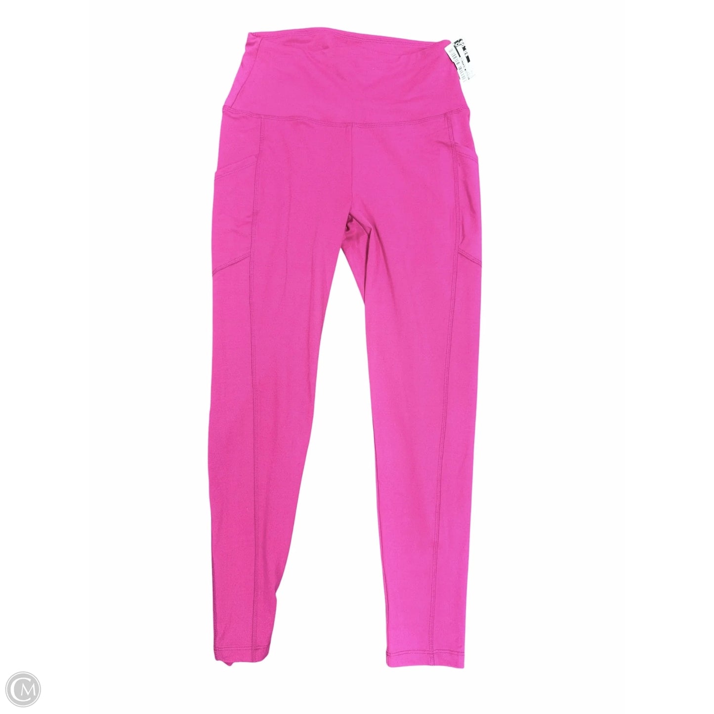 Athletic Leggings By Zenana Outfitters In Pink, Size: L