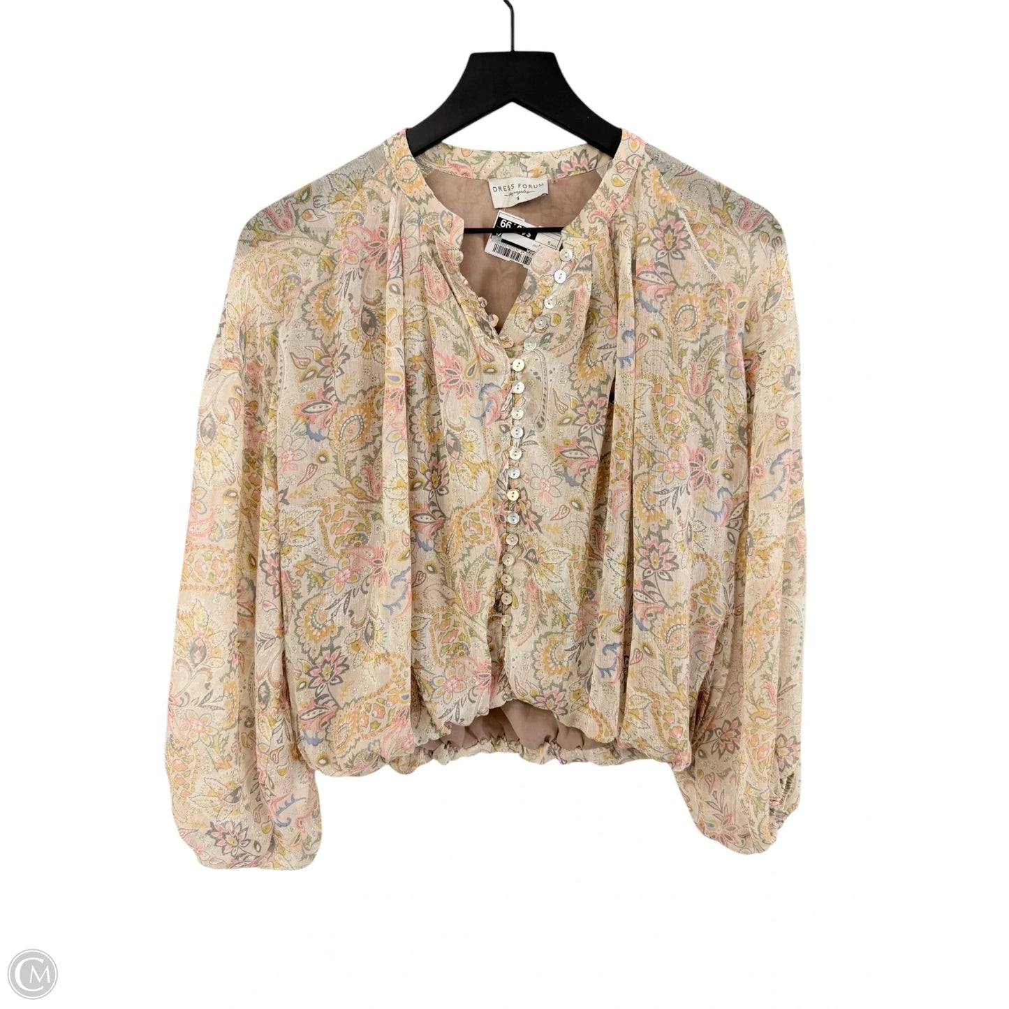 Top Long Sleeve By Dress Forum In Floral Print, Size: S