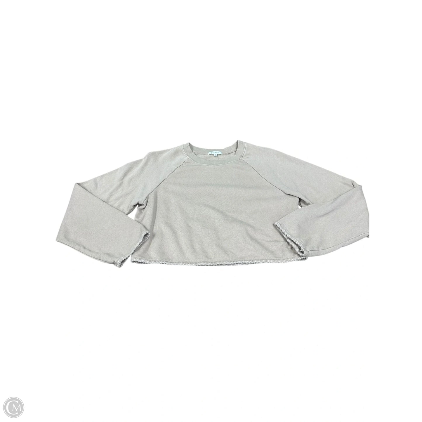 Top Long Sleeve By Z Supply In Beige, Size: s