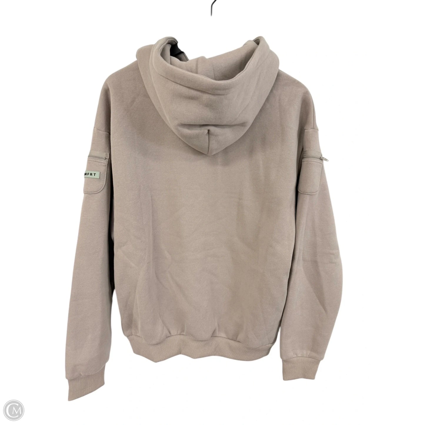 Sweatshirt Hoodie By Cmc In Taupe, Size: S