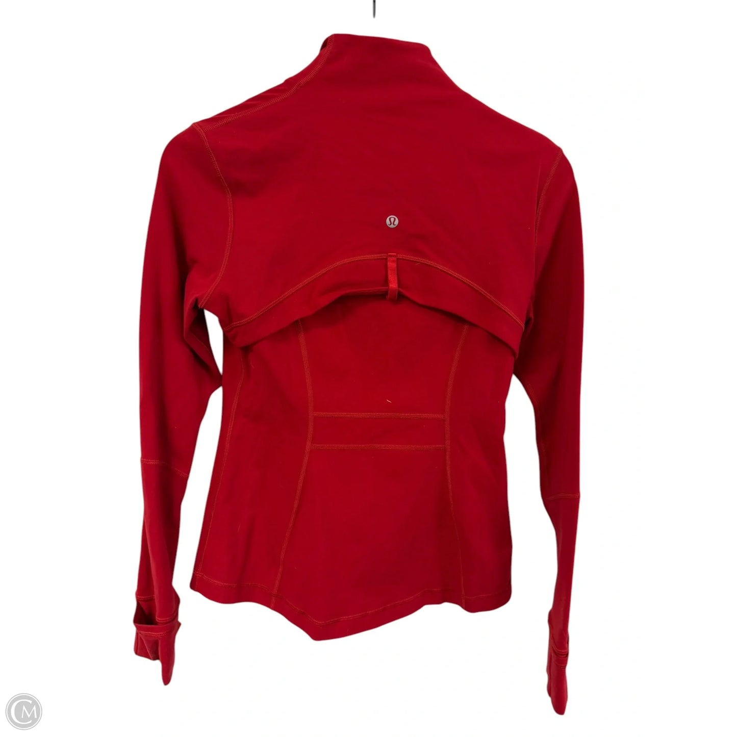 Athletic Jacket By Lululemon In Red, Size: 8