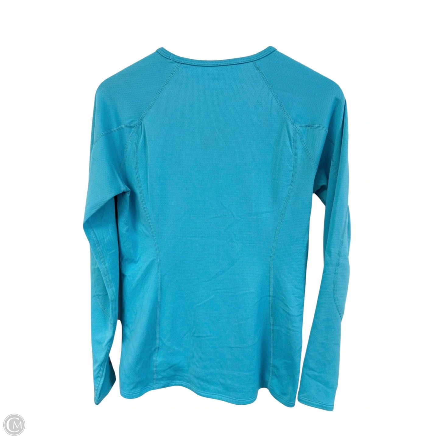 Athletic Top Long Sleeve Crewneck By The North Face In Aqua, Size: M