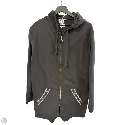 Sweatshirt Hoodie By Clothes Mentor In Black, Size: S