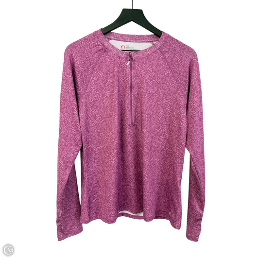 Athletic Top Long Sleeve Crewneck By Clothes Mentor In Purple, Size: Xl