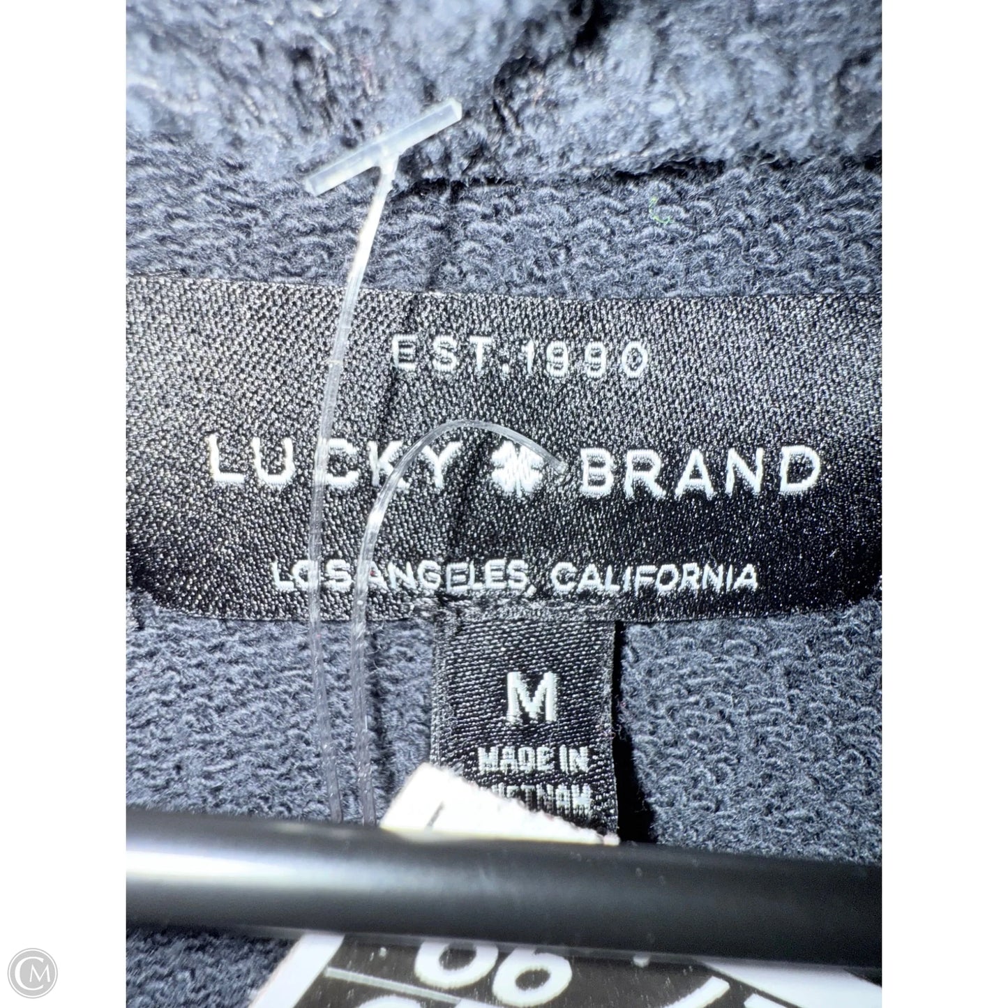 Sweatshirt Hoodie By Lucky Brand In Grey, Size: M