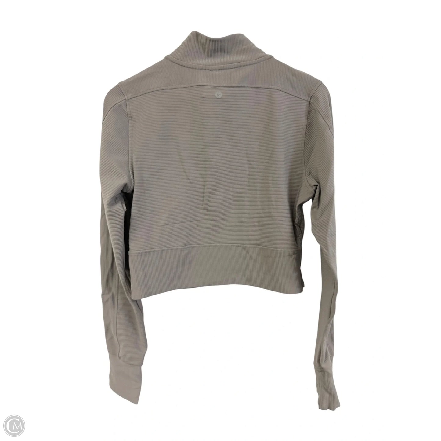 Athletic Top Long Sleeve Collar By 90 Degrees By Reflex In Grey, Size: Xl
