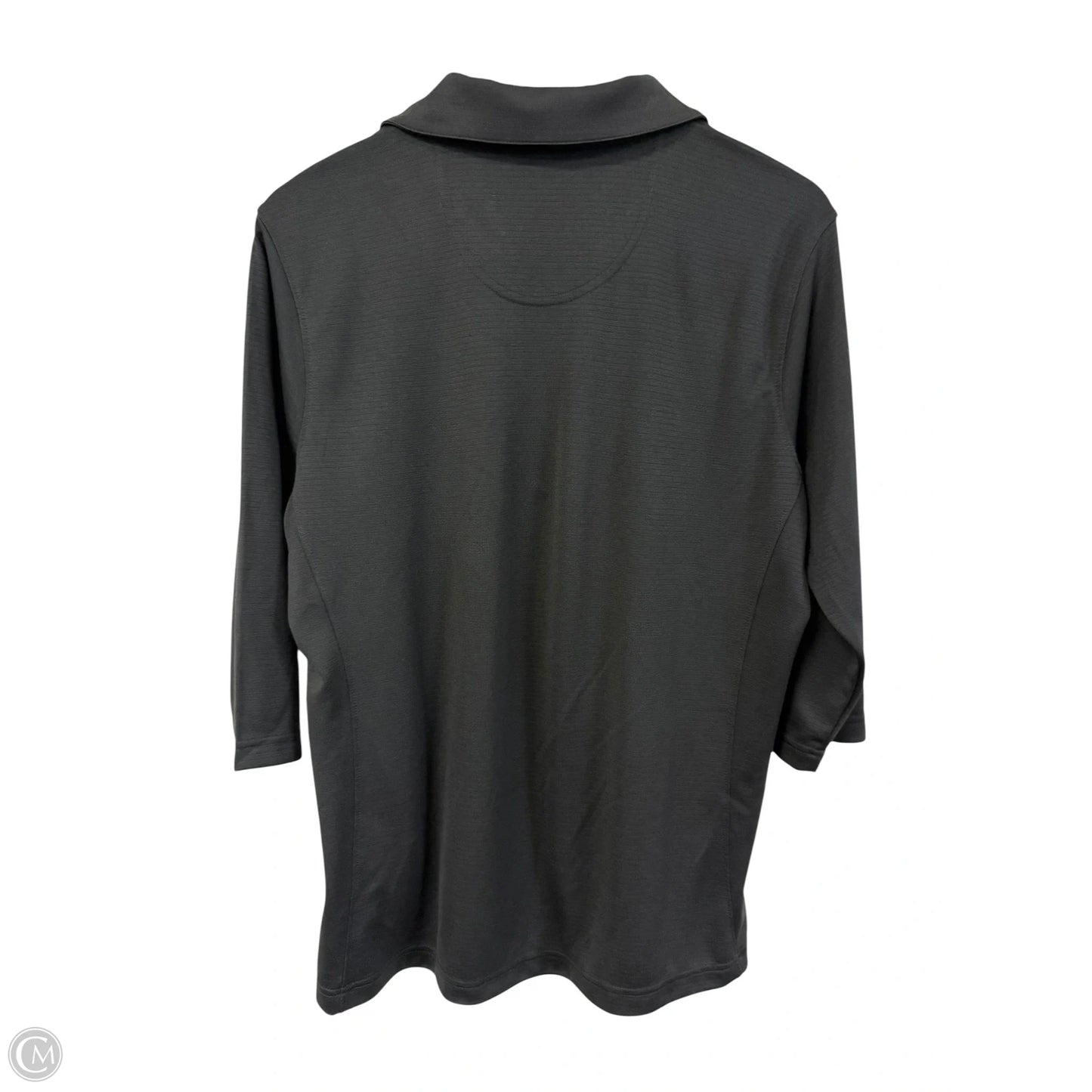Athletic Top Long Sleeve Collar By Clothes Mentor In Black, Size: Xl