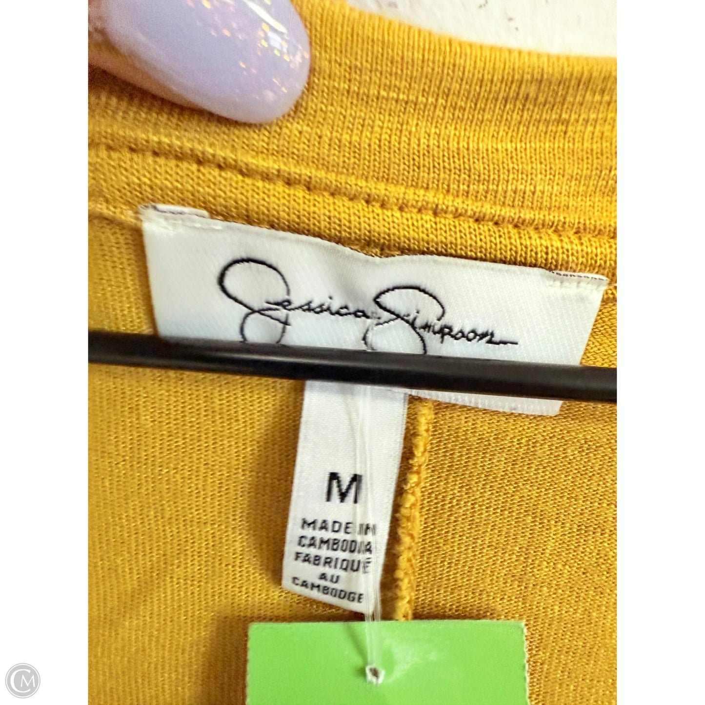 Dress Casual Midi By Jessica Simpson In Yellow, Size: M