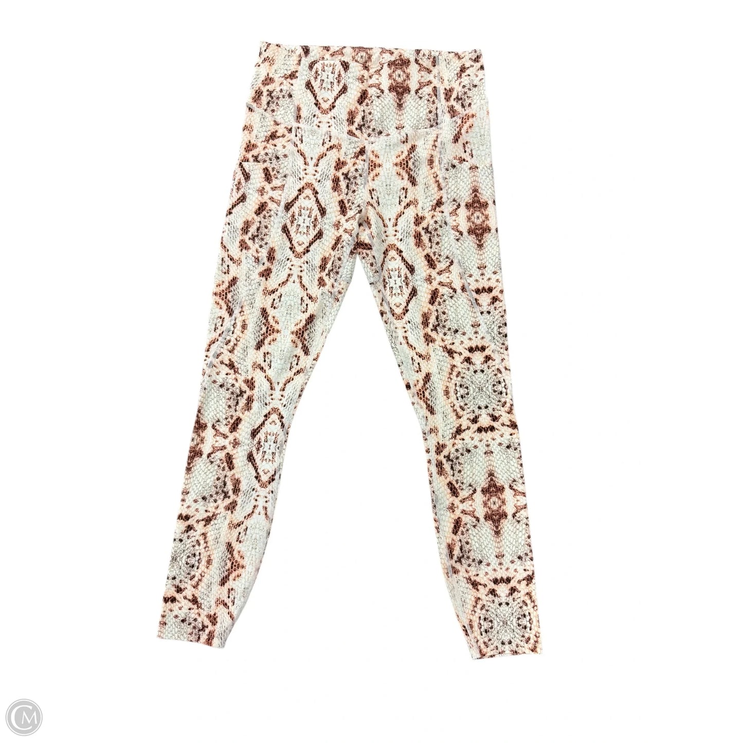 Athletic Leggings By Varley In Snakeskin Print, Size: M