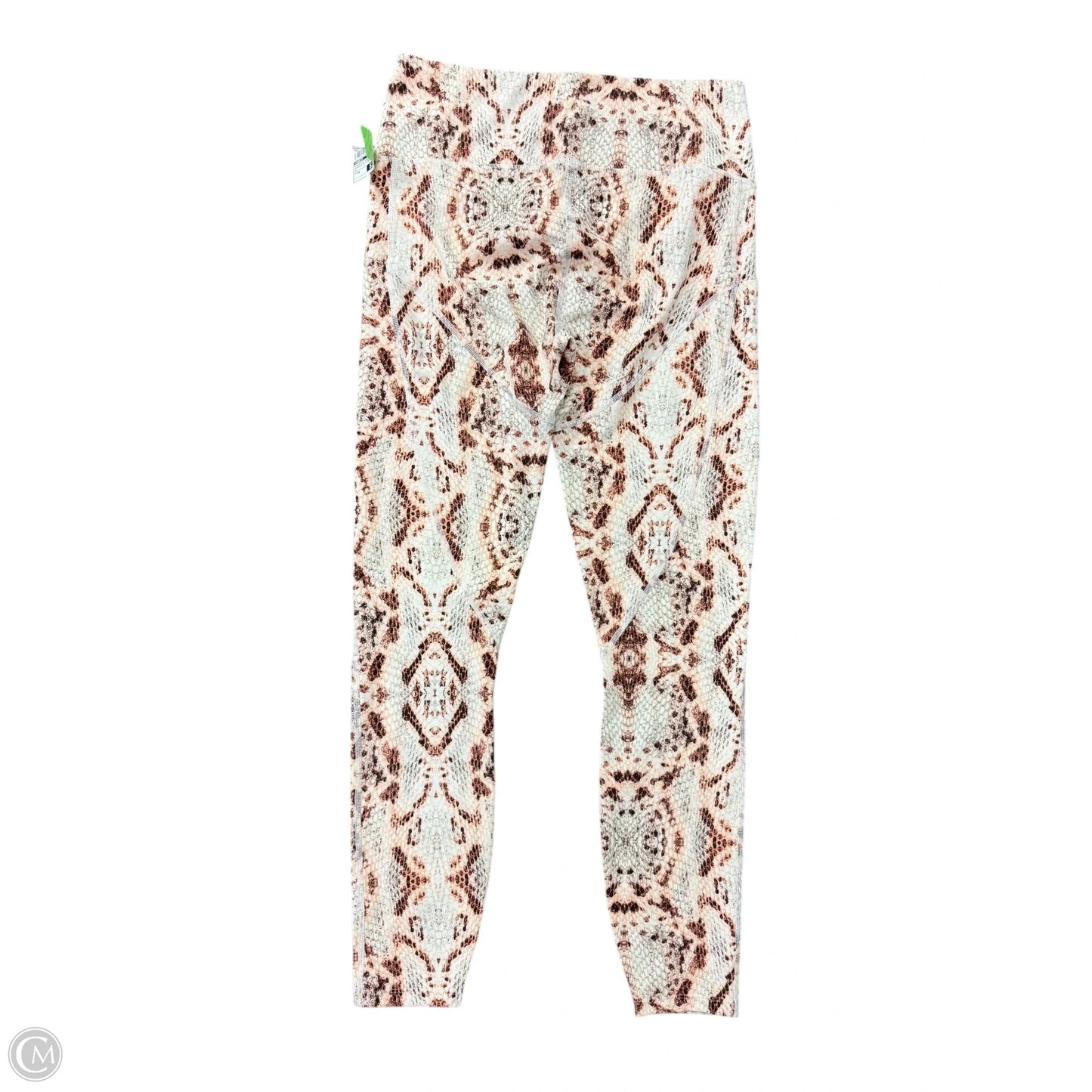 Athletic Leggings By Varley In Snakeskin Print, Size: M