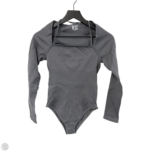 Bodysuit By Clothes Mentor In Grey, Size: M