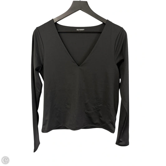 Top Long Sleeve Basic By Old Navy In Black, Size: L
