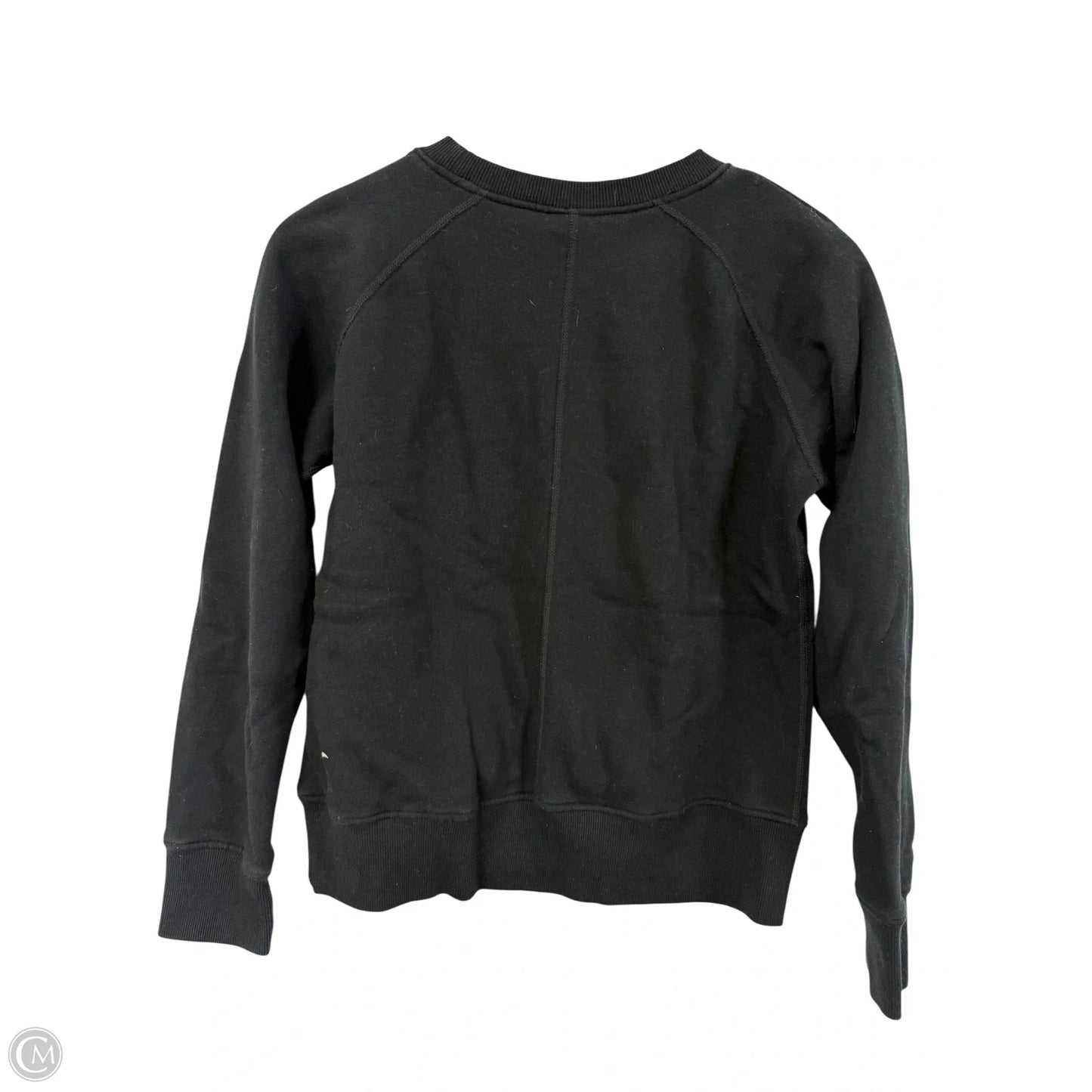 Sweatshirt Crewneck By Zyia In Black, Size: S