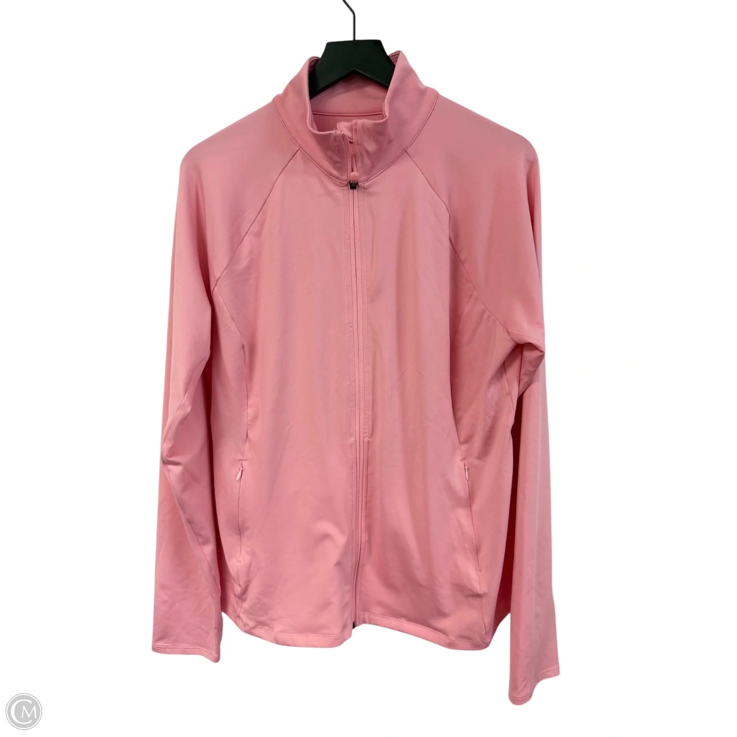 Athletic Jacket By Tek Gear In Pink, Size: Xl