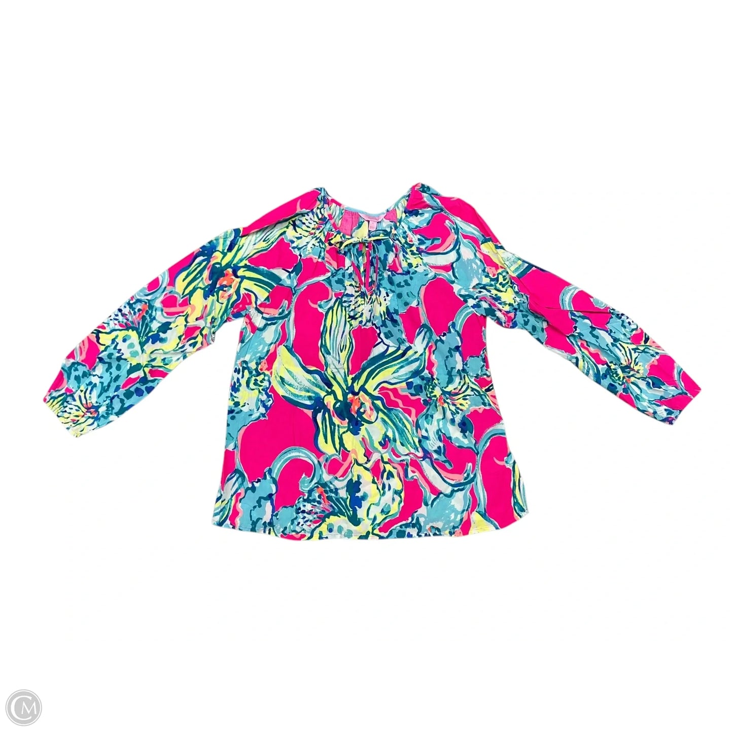 Top Long Sleeve Designer By Lilly Pulitzer In Multi-colored, Size: Xl