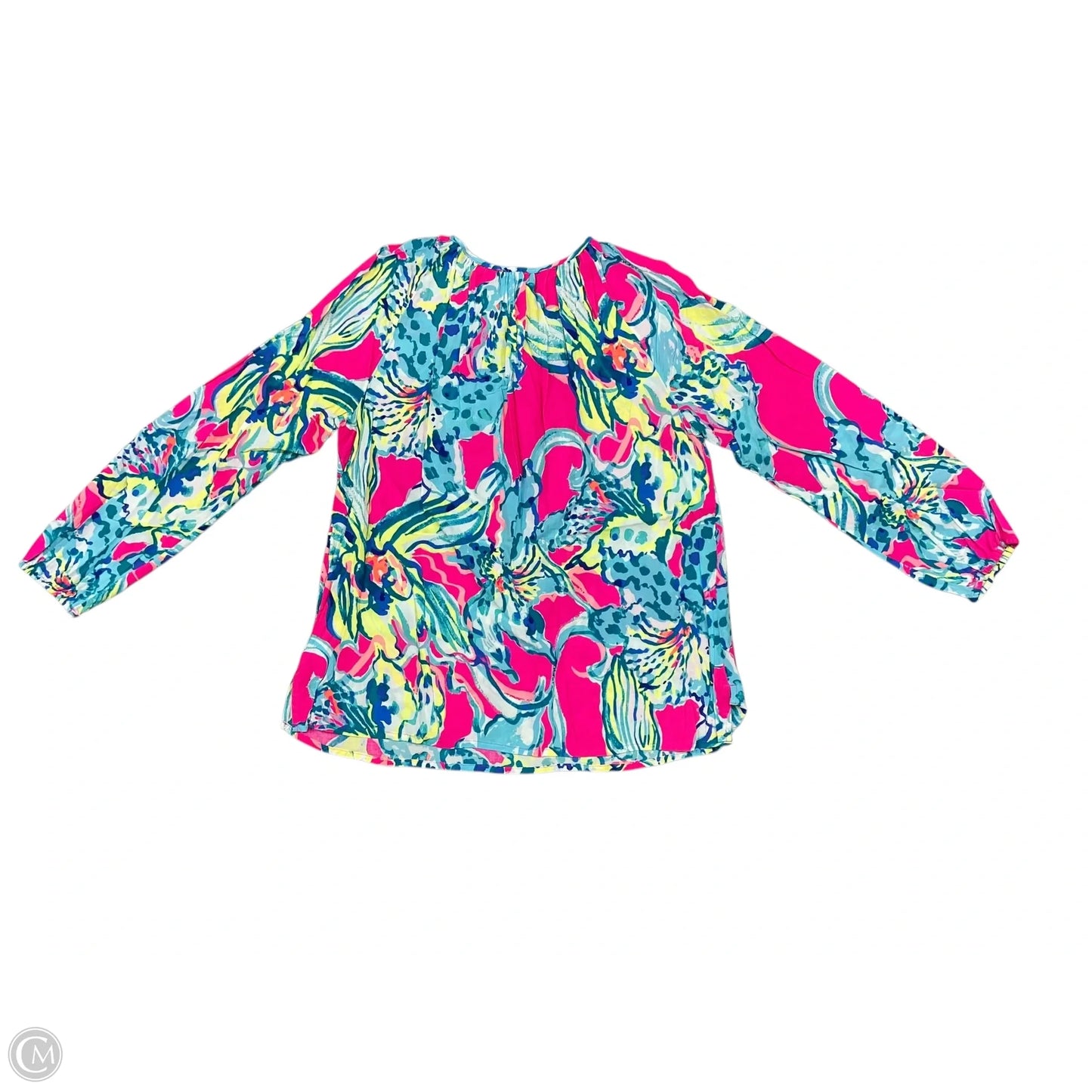 Top Long Sleeve Designer By Lilly Pulitzer In Multi-colored, Size: Xl