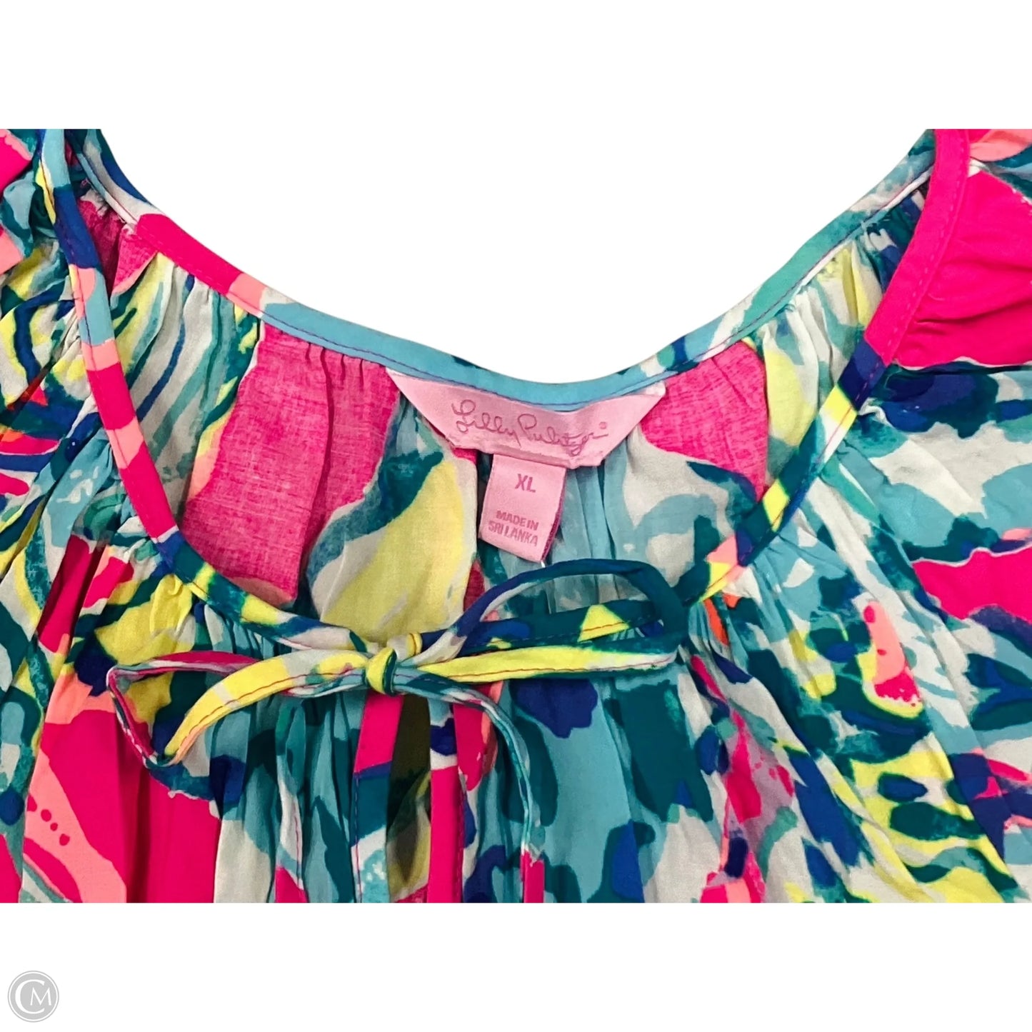 Top Long Sleeve Designer By Lilly Pulitzer In Multi-colored, Size: Xl