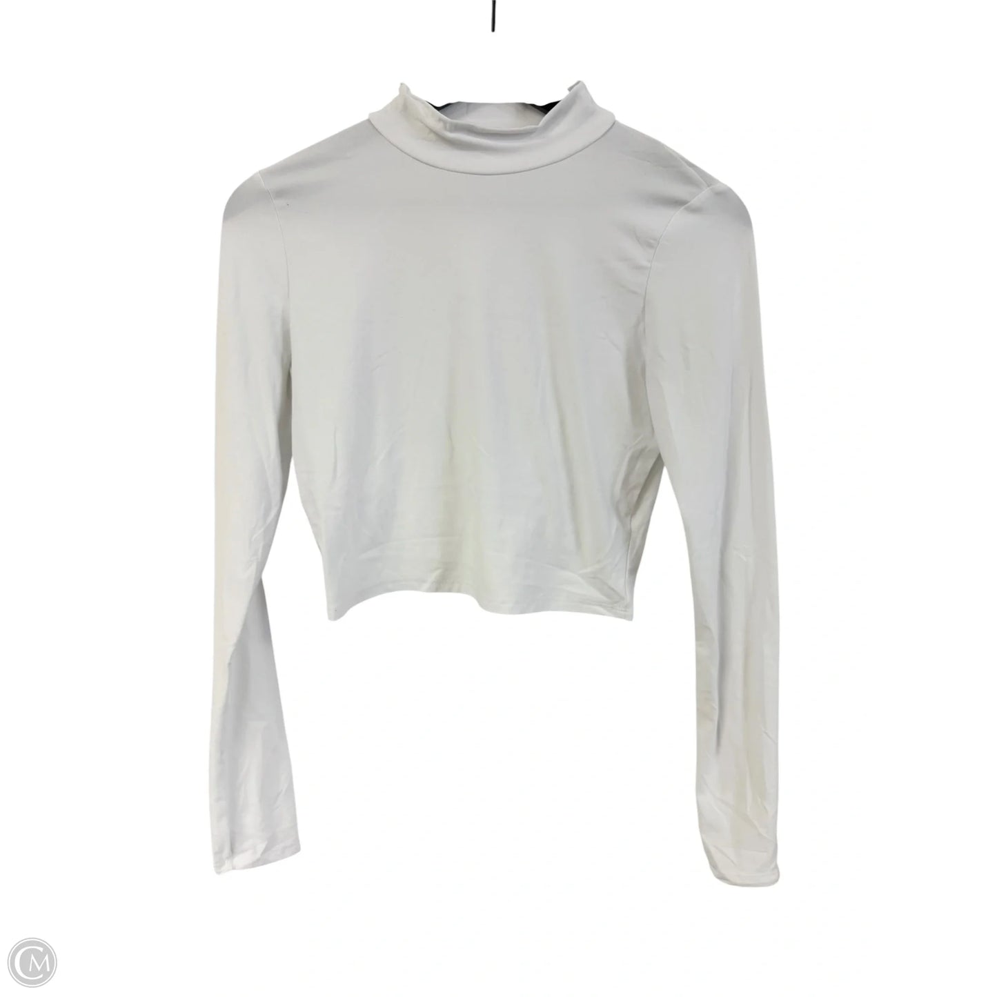 Athletic Top Long Sleeve Crewneck By Beyond Yoga In White, Size: M