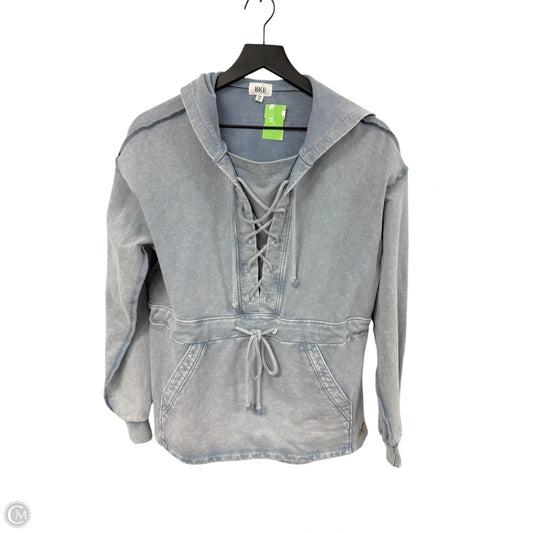 Sweatshirt Hoodie By Bke In Blue, Size: Xs