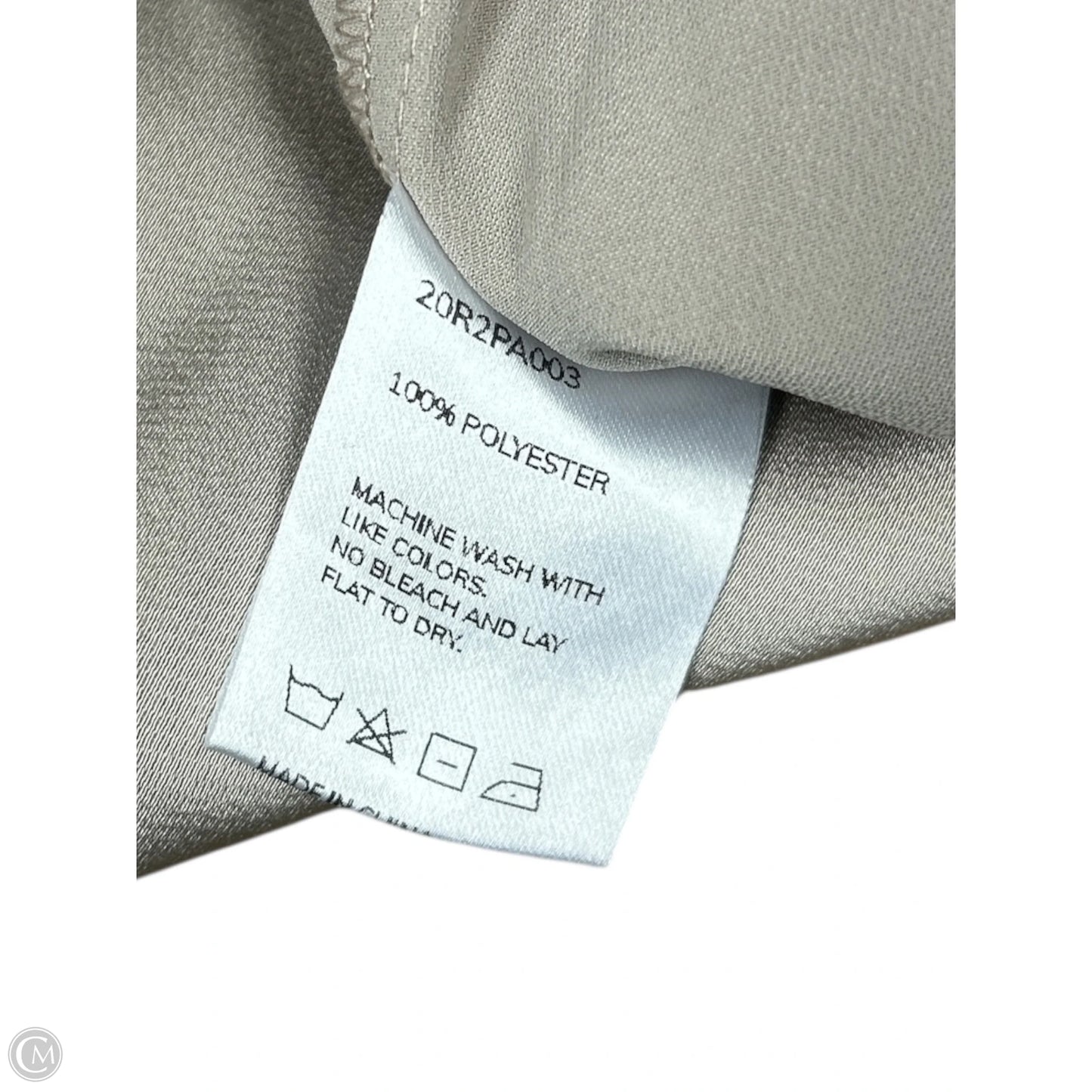 Pants Wide Leg By Cmb In Tan, Size: L