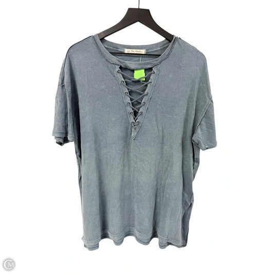 Top Short Sleeve By We The Free In Blue, Size: L