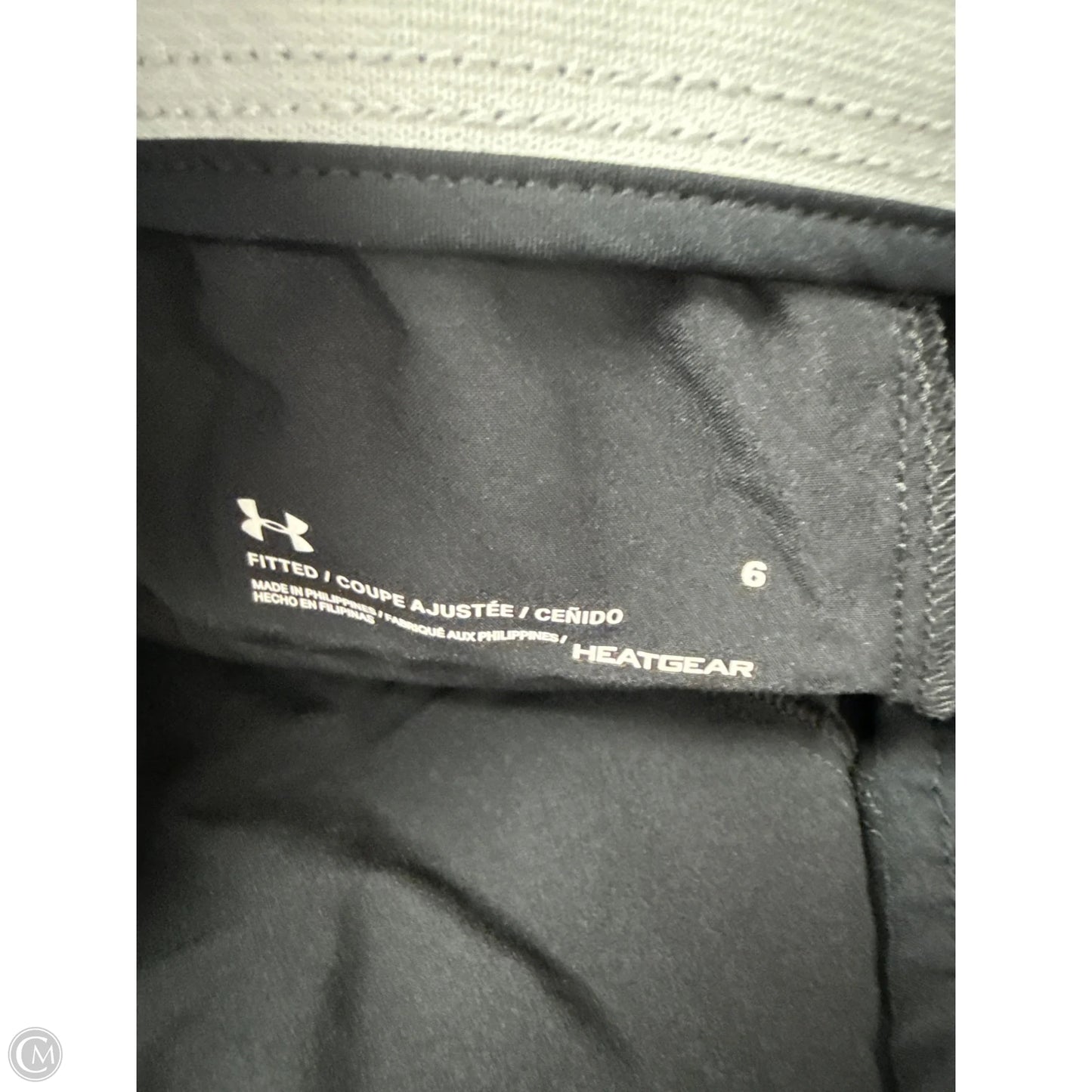 Athletic Shorts By Under Armour In Black, Size: 6