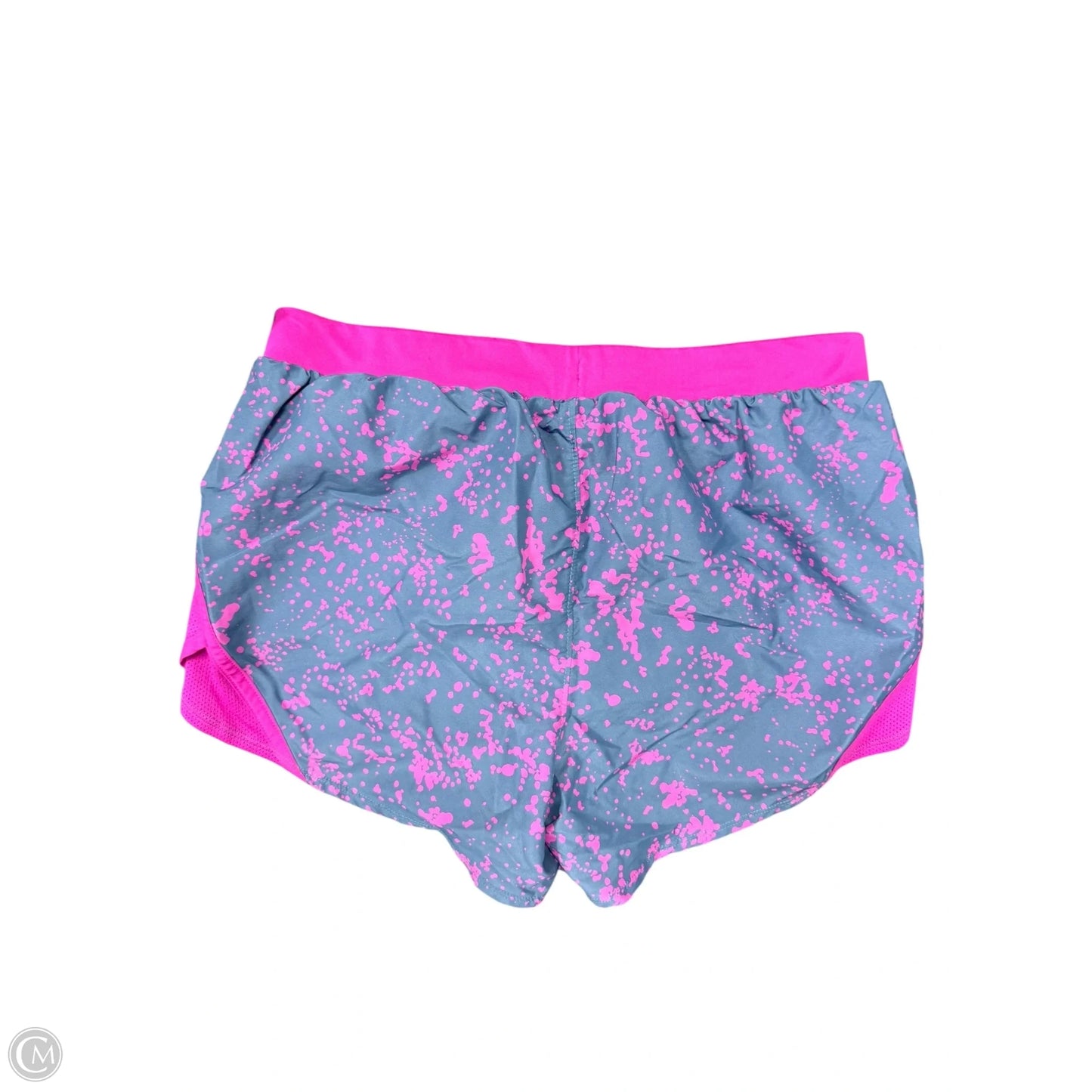 Athletic Shorts By Under Armour In Blue & Pink, Size: M