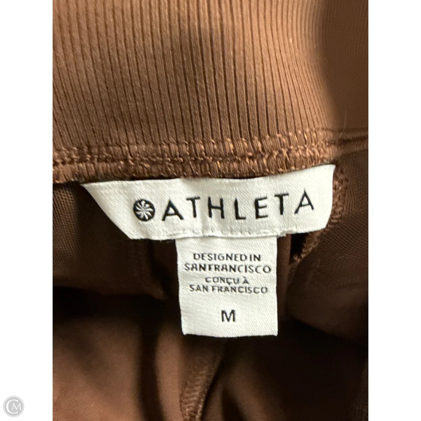 Athletic Pants By Athleta In Brown, Size: M